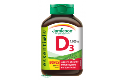 JAMIESON Vitamín D3 1000 IU, 240 tbl